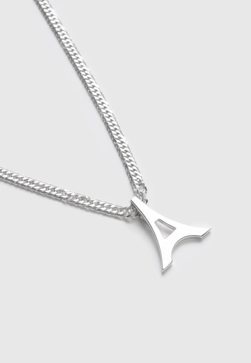 Sterling Silver Eiffel Necklace - Silver - Image 2