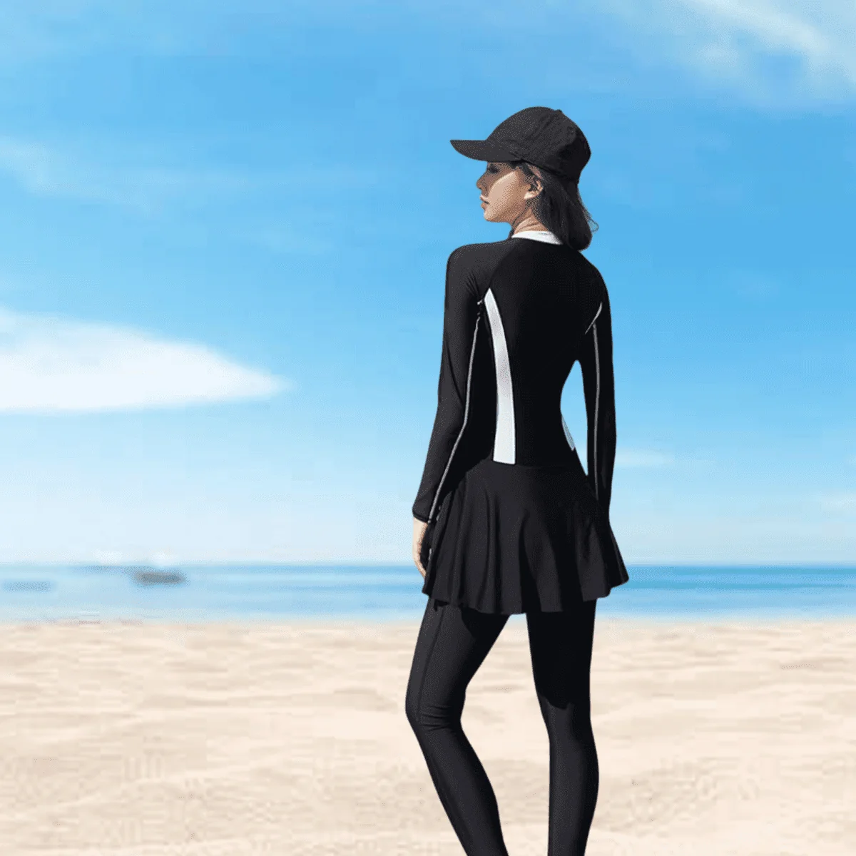 Sun Protective Skirted Rash Guard - Image 3