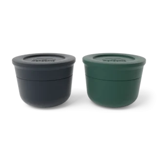 Recipientes para Molhos - Preto e Verde