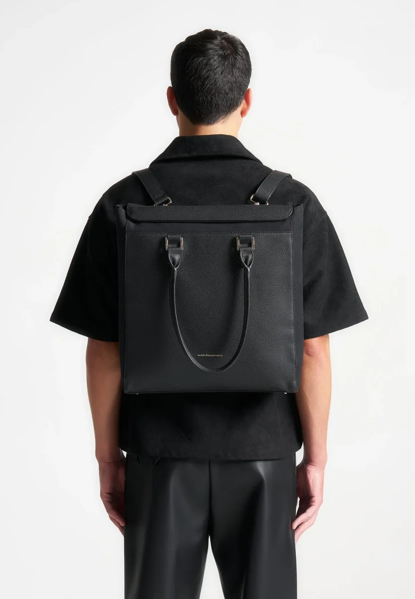 Sebastien - Tote Backpack - Black - Image 7