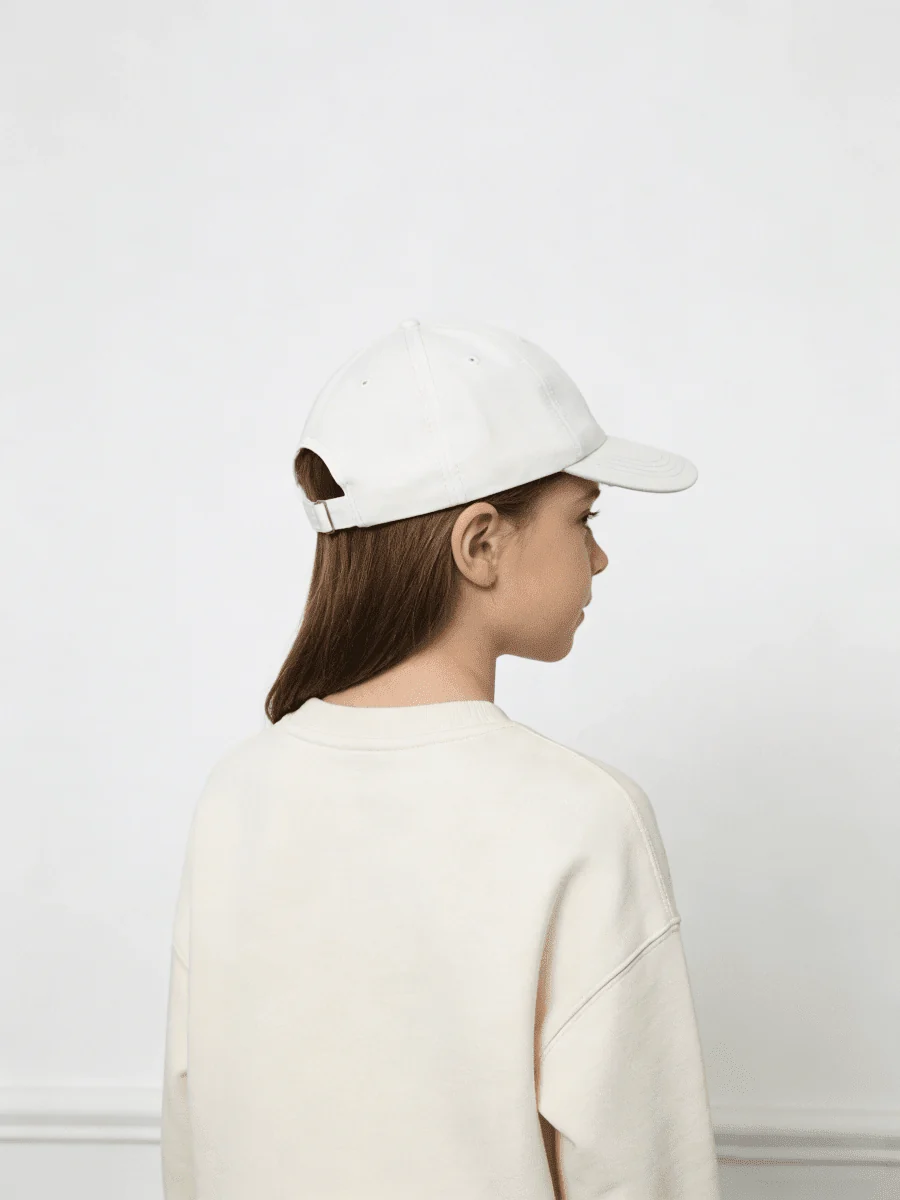 UPF 50+ Kids Cotton Baseball Cap - Image 4