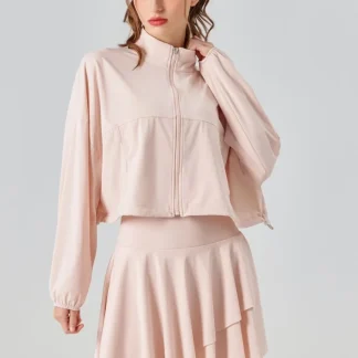 UPF 50+ Pleated Skirt & Crop Top Set