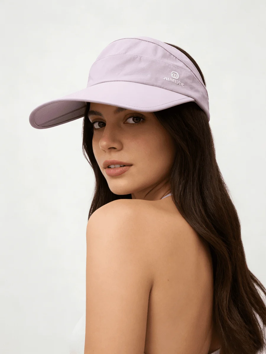 UPF 50+ Wide Brim Visor Hat - Image 2