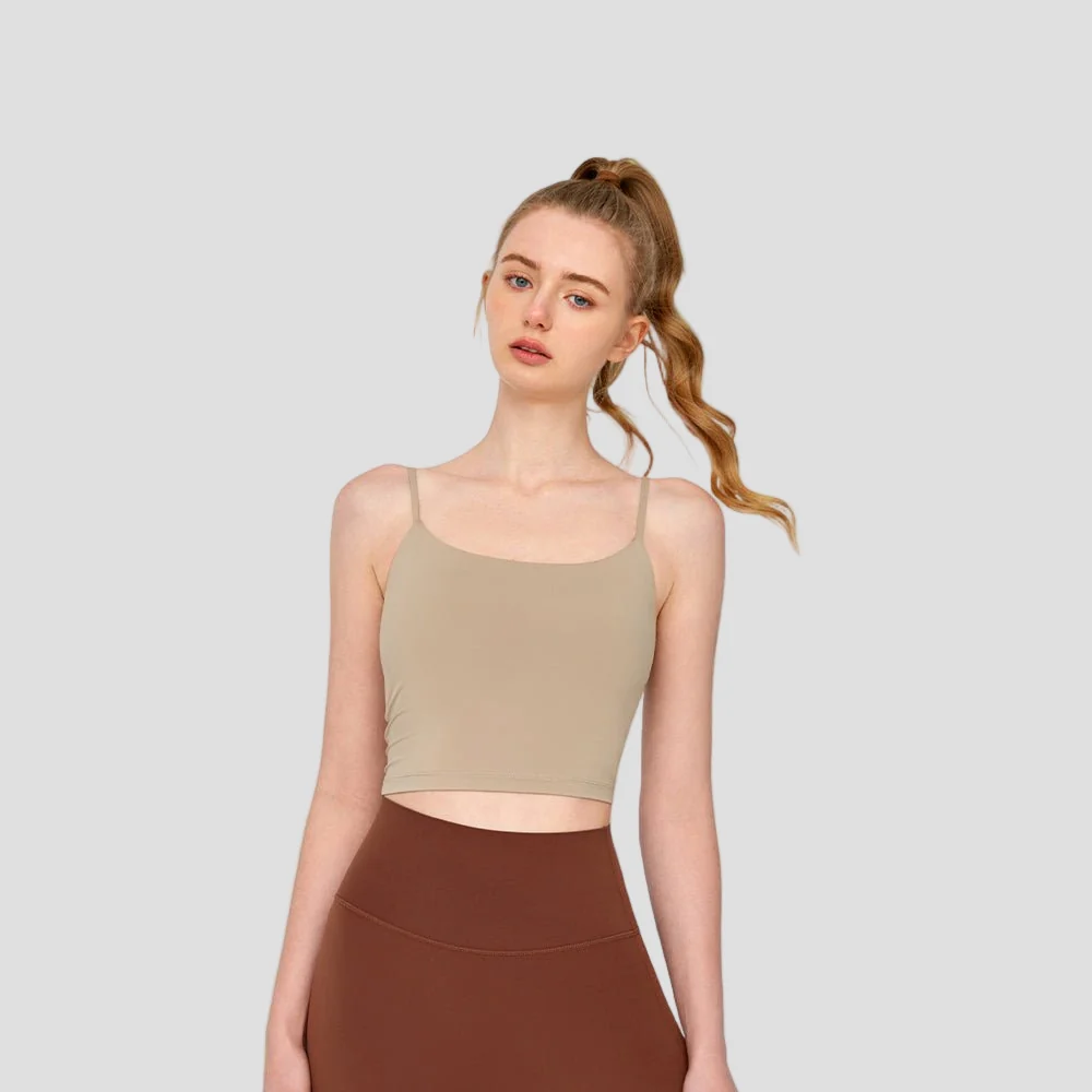 UPF50+ Thin Strap Yoga Top - Image 4