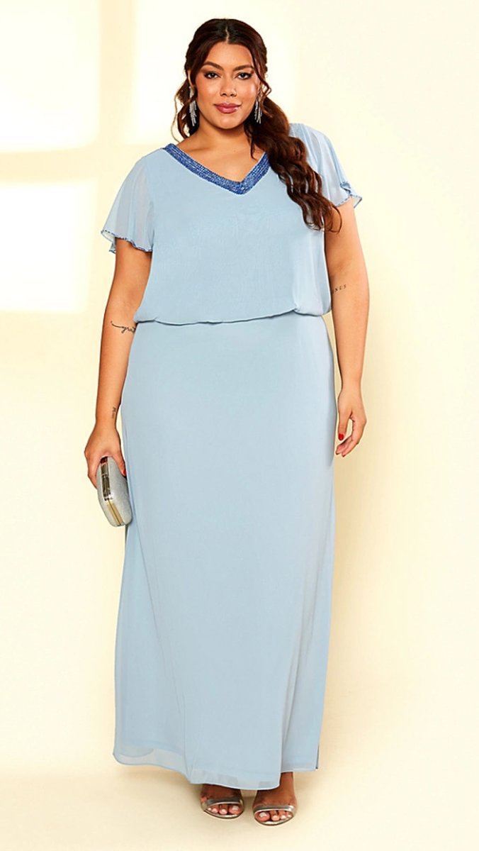Vestido Plus Size Festa Blusê Bordado - Image 9