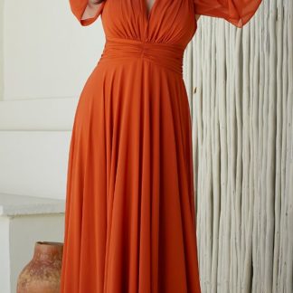 Vestido Plus Size Festa Mangas Removíveis